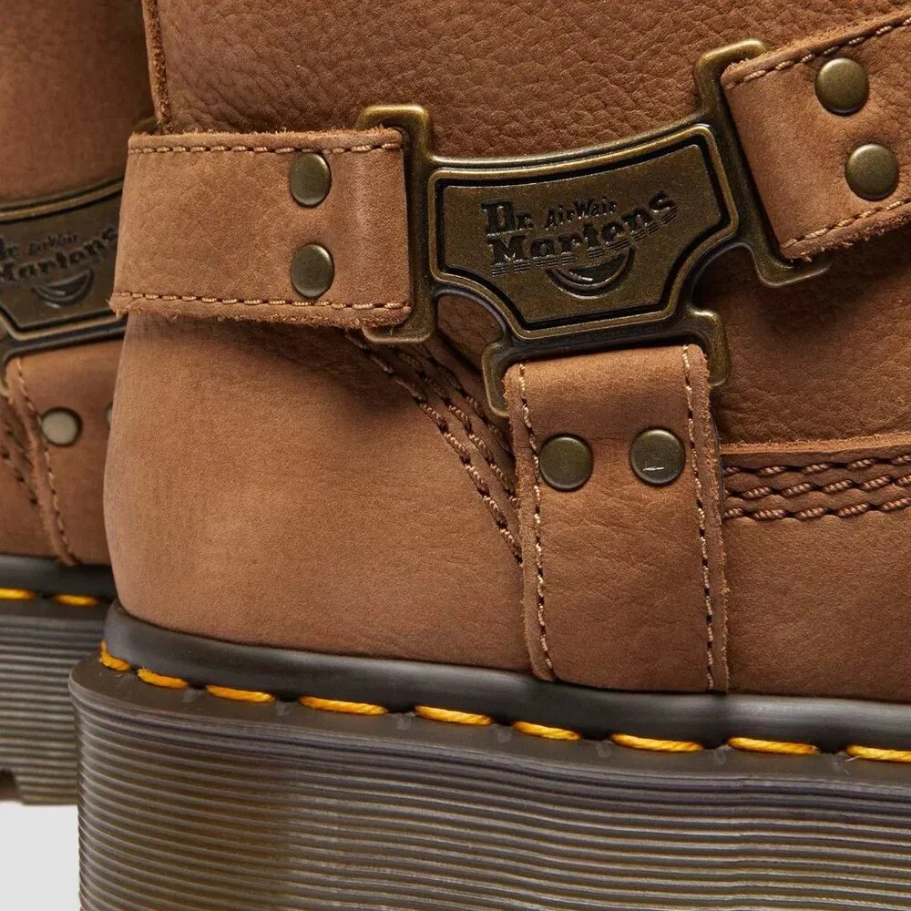 Dr Martens Women’s Aniston Hi Boots Desert Brown 4164420 Nubuck Size 8 NEW - Picture 11 of 16